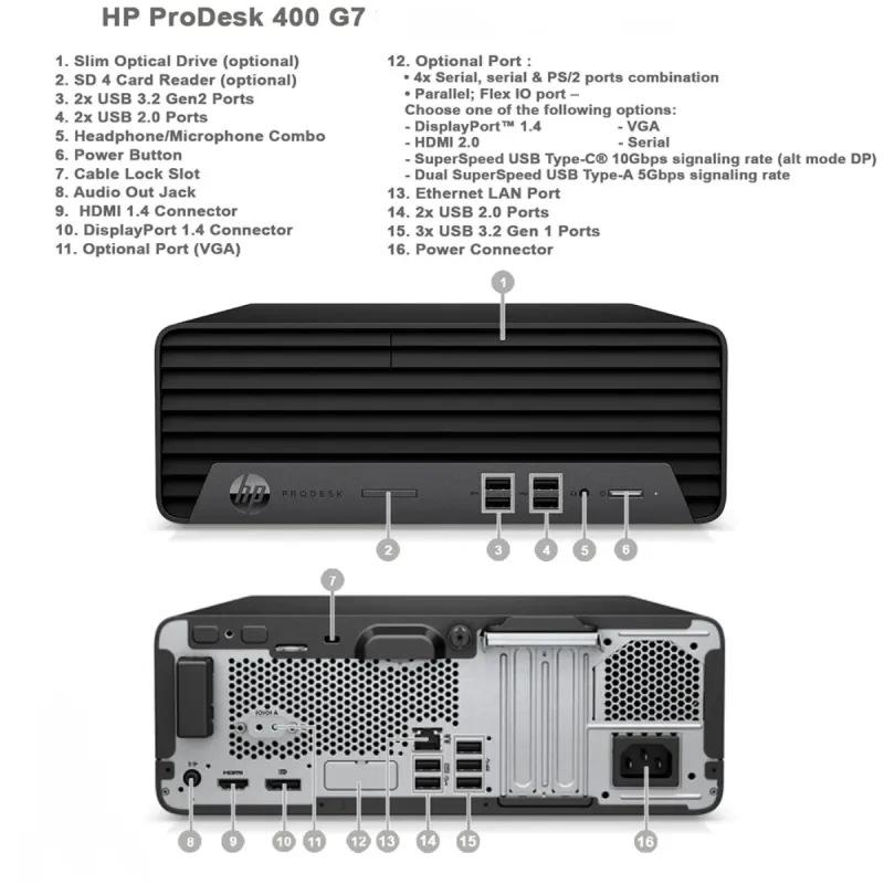HP Prodesk 400 G7 i5 10500 512GB SSD NVME W11 PRO afbeelding 3