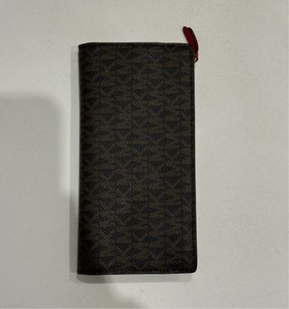 Cartera billetera Michael Kors Monograma Marrón