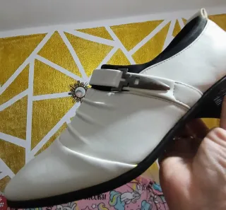 Zapatos de vestir blancos para caballero