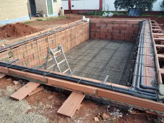 Construcción de piscina