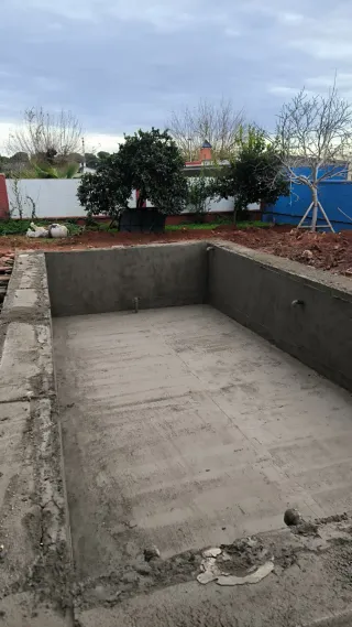 Construcción de piscina