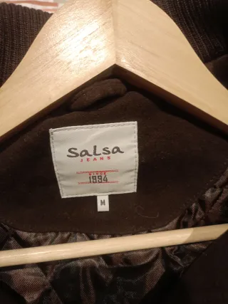 Abrigo marrón Salsa