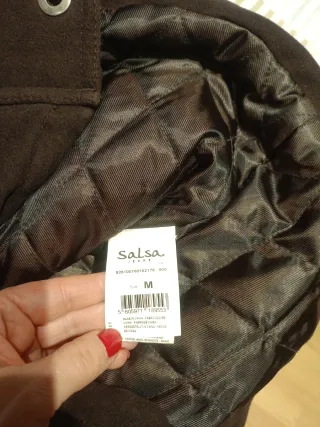 Abrigo marrón Salsa