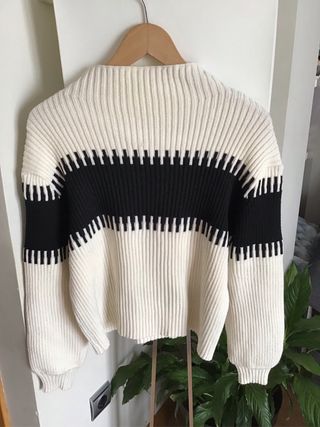 Conjunto de punto Temu blanco y negro