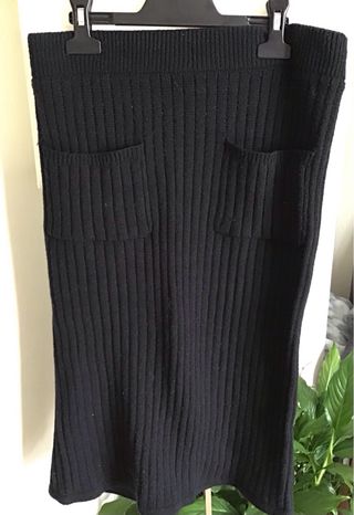 Conjunto de punto Temu blanco y negro