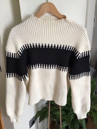 Conjunto de punto Temu blanco y negro