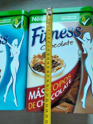 Lote 2 latas cereales Nestlé Fitness