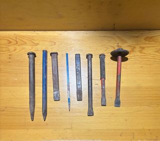 Juego de cinceles y punteros