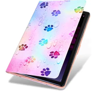 Funda iPad Mini 6 Huellas Multicolor Soporte