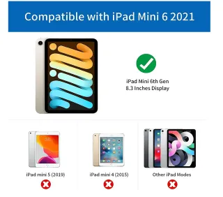 Funda iPad Mini 6 Huellas Multicolor Soporte