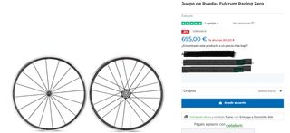 Juego Ruedas Fulcrum Racing ZERO