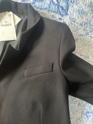 Chaqueta Negra Zara Talla L