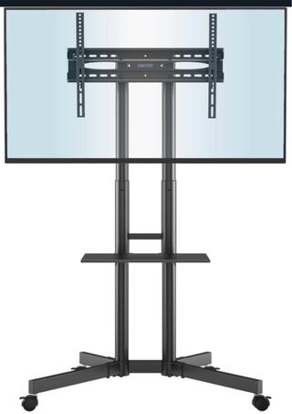 Soporte TV con ruedas y bandeja hasta 85 pulgadas