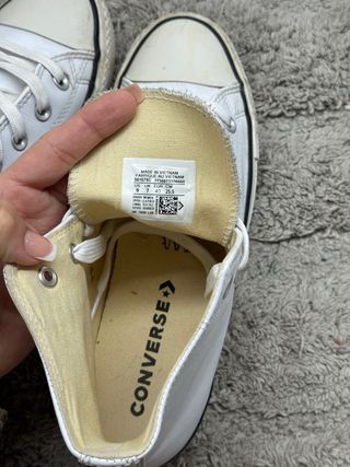 Converse Blancas Mujer Talla 38