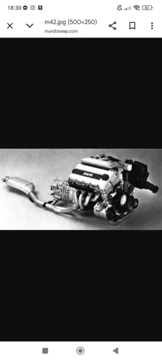 Motor BMW M42B18 318is E30 Completo