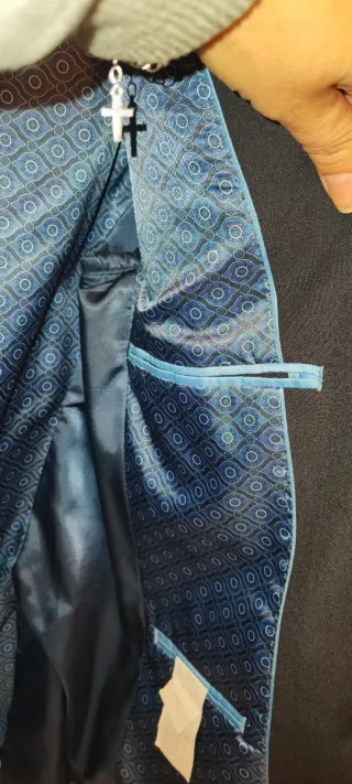 Traje de chaqueta azul marino