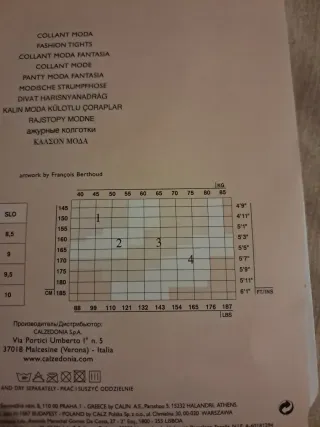 Collant donna Calzedonia Lurex Safari