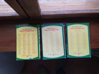 L-6  3 LIBROS COLECCION HISTORIAS