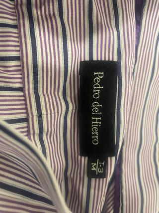 Camisa Pedro del Hierro Rayas Morado