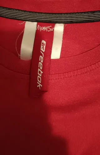 Maglietta T-shirt Reebok rossa