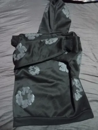 Felpa Denim Tears nera e grigia