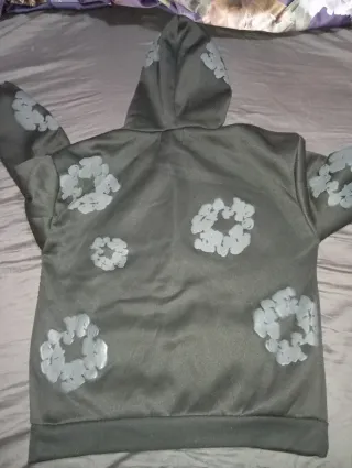 Felpa Denim Tears nera e grigia