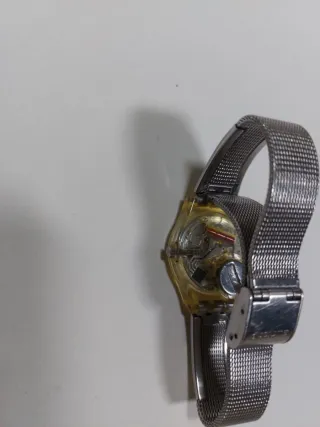 Orologio Swatch Vintage Argento/Giallo