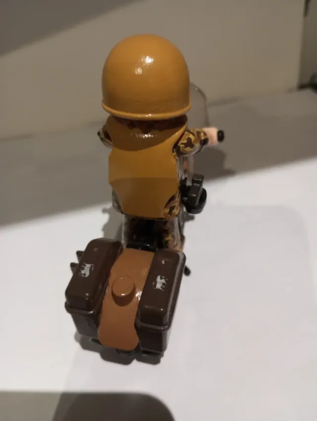 Playmobil militar custom moto