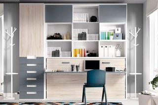 CAMA ABATIBLE HORIZONTAL CON MESA ESCRITORIO INCOR