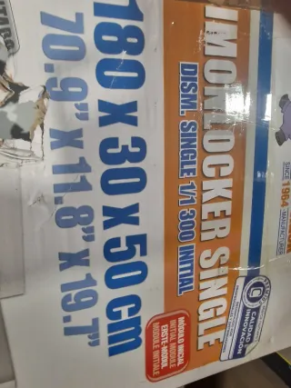 Taquilla vestuario metálica gris