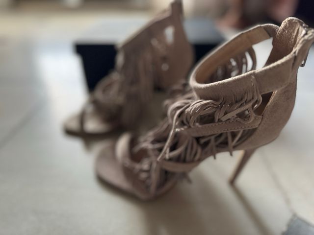 Sandalias Carmens Piel Beige Sin Usar