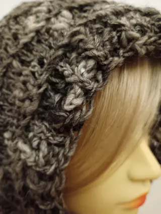 Passamontagna unisex melange con coulisse