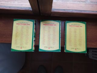 L-7  3 LIBROS COLECCION HISTORIAS