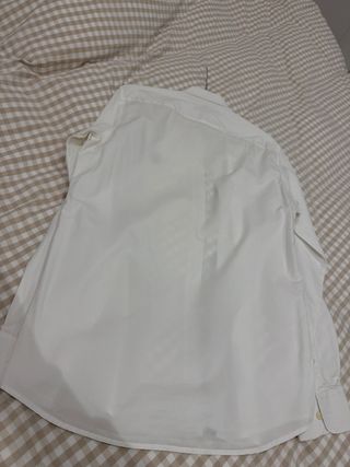 Camisa El Ganso Blanca con Raya Roja