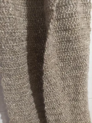 Sciarpa donna lurex oro