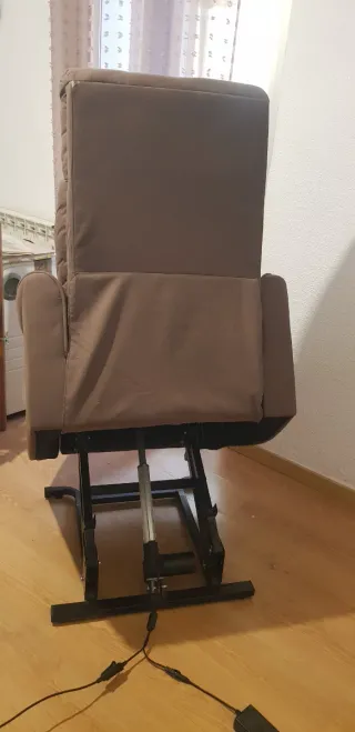 Sillón eléctrico de tela
