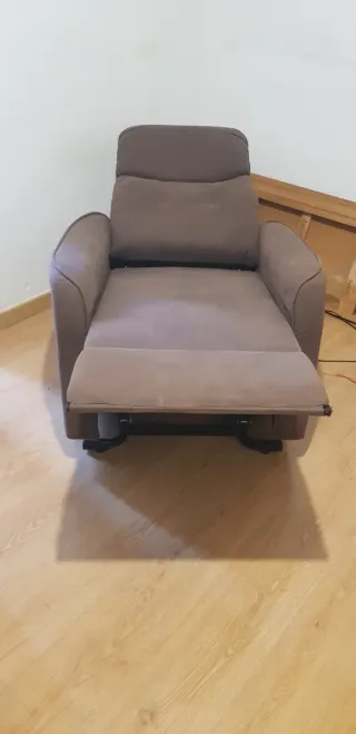 Sillón eléctrico de tela
