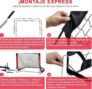 Portería Fútbol Infantil 2 en 1
