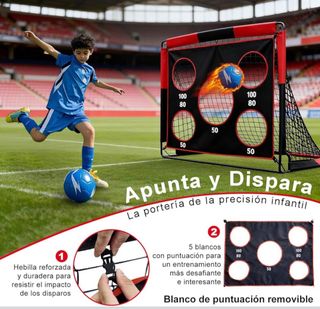 Portería Fútbol Infantil 2 en 1