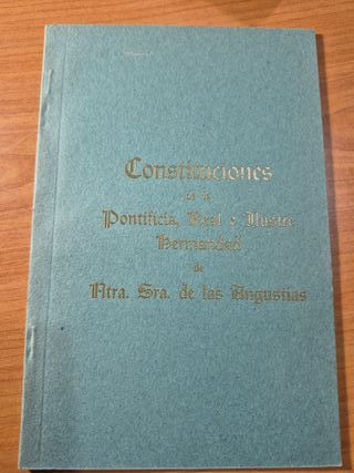 Constituciones Ntra.Sra. de las Angustias. Granada