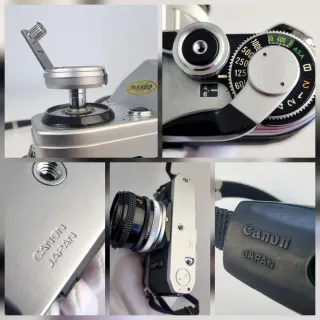 CANON AE1 cámara analógica + lente Canon 50mm F1.8