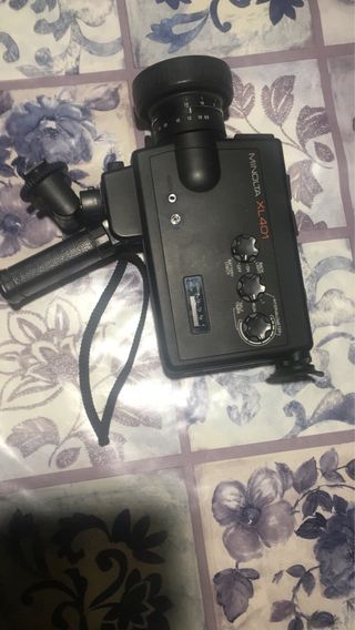 Cámara de vídeo negra