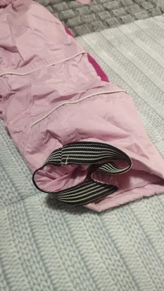 Mono de esquí para niña rosa