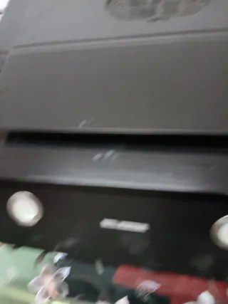 Campana extractora cristal negro