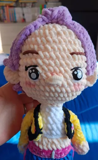 Bambola Rumi Demon Hunter uncinetto