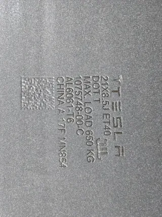 Llantas Tesla 21 Modelo Arachnid. Originales.