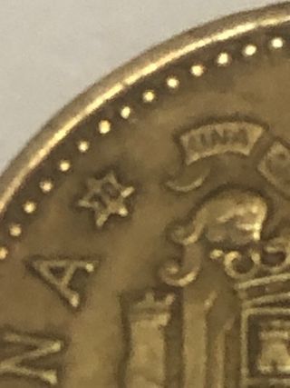 Moneda 1 Peseta Franco 1966 Estrella 70