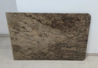 Pieza mármol marrón y negro