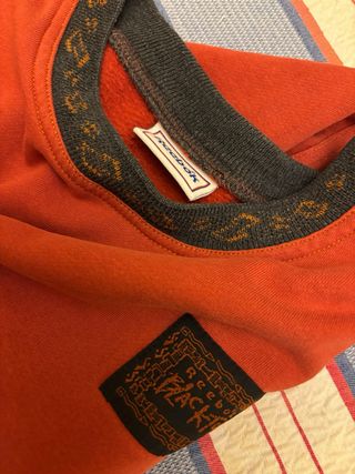 Sudadera Reebok Roja Talla M Modelo Black Top