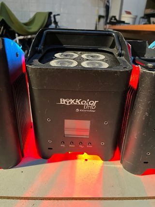 Lote 7 Focos LED PAR a Batería BXkolor UHD